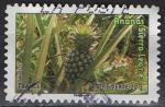 686 - Des fruits pour une lettre verte : ananas - oblitr(cachet rond) - 2012