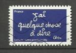 France timbre n 616 oblitr anne 2011 Les lettres de Ben