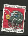 France timbre n 2513 oblitr anne 1988 serie "La Communication...