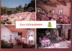 CPM neuve 84 LE BARROUX Htel Restaurant " Les Graniums " Multi vues