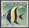 DJIBOUTI N 528 de 1981 avec oblitration postale
