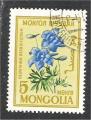 Mongolia - Scott 195   flower / fleur
