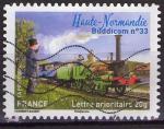 999 - Patrimoine des trains : Hte Normandie:Buddicom 33 - oblitr - anne 2014