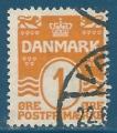 Danemark N69 1o orange oblitr