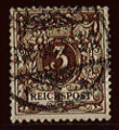 Reich 1889 - Y&T 45 - oblitr - valeur sous croix dans ovale