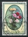 Timbre ITALIE 1966  Obl   N 947    Y&T  Fleurs   