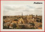 Vienne ( 86 ) Poitiers : Vue gnrale et cathdrale Notre-Dame-la-Grande 