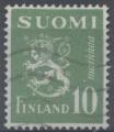 Finlande : n 384 oblitr anne 1952