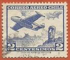 Chile 1960-64.- Avin y Paisaje. Y&T 204A. Scott C236. Michel 590.