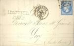 FRANCE - Lettre de 1866 avec Yt n22 - ELBEUF => LE PUY
