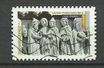 France timbre oblitr anne 2013 Art Gothique ; "Mariage de la Vierge