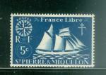 ST Pierre et Miquelon 1942 YT 298 neuf Transport maritime