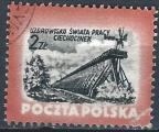 Pologne - 1953 - Y & T n 732 - O. (pli coin infrieur)