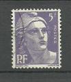 France timbre n 883 ob anne 1951  Marianne de Gandon