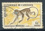 Timbre Rpublique du CAMEROUN 1962 - 64  Obl  N 346  Y&T  Singes