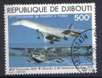 DJIBOUTI 1979 -  YT PA 132 - avion, hydravion, Concorde,  Sikorssky S40