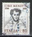 **   ITALIE    80 L  1981  Yt-1483  " Ciro Menotti "  (o)   **