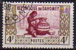 Dahomey (Rp.) 1961 - Artisanat local/Local handcraft: poterie/pottery- YT 162 