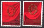 EURO - 1974 - Yvert n 2875-2876 - 9e Congrs du Parti communiste roumain