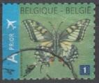 Belgique/Belgium 2012 - Papillon, tarif Prior 1 Europe, adhsif - YT 4235 