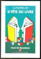 Carte Postale : 6e Fte du Livre - Ville de Palaiseau - illustration: Lo Kouper