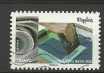 France timbre n 1075 oblitr anne 2015 Art et Matiere de l'artisanat: Papier