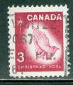 Canada 1966 Y&T 375/6 oblitr Noel