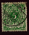 Reich 1889 - Y&T 46 - oblitr - valeur sous croix dans ovale