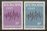 LUXEMBOURG N°796/797* (Europa 1972) - COTE 2.50 €