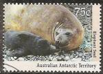 antarctique australien - n 91  obliter - 1992