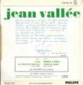 EP 45 RPM (7")  Jean Valle  "  Adieu  "