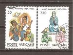 Vatican N Yvert 831, 834 (oblitr) (o) 