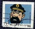 Belgique 2014 Oblitr Used Les Amis de Tintin Capitaine Haddock SU