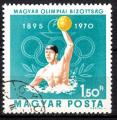 EUHU - 1970 - Yvert n 2123 - 75 ans du Comit olympique hongrois : Water polo