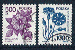 Pologne 1989 - oblitr - fleurs 