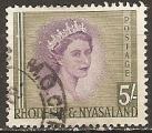 rhodesie-nyassaland - n 13  obliter - 1954