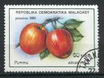 Timbre Rpublique de MADAGASCAR  1992  Obl  N 1055  Y&T  Fruit Pomme