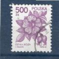 Timbre Pologne Oblitr / 1989 / Y&T N3057.