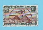 EGYPTE EGYPT AVIONS PYRAMIDES 1933 / OBLITERE