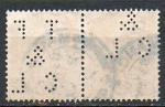 Grande Bretagne Yvert N142 Oblitr 1912 Edward VII perfor TF&CL paire horizon