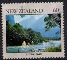 Nouvelle Zlande - Cleddau river - oblitr - anne 1981