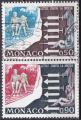 MONACO N 951/2 de 1973 oblitrs