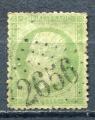 Timbre FRANCE 1862 Napolon III 5 Cts Vert Obl  N 20 Y&T   