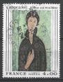 FRANCE - 1980 - Yt n 2109 - Ob - Femme aux yeux bleux ; Modigliani