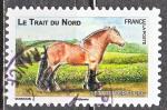 FRANCE N 816 de 2013 "chevaux de trait" Le Trait du Nord oblitr rond