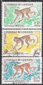 CAMEROUN les 3 timbres de 1962  ce type oblitrs  