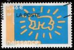 3541 - timbre pour naissance- oblitr - anne 2003