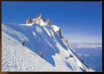 CPM neuve anime CHAMONIX MONT BLANC Aiguille du Midi Le Balcon du Mont Blanc