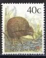 Nouvelle-Zlande 1988; Y&T n 1014. 40c, oiseau, Kiwi