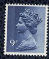 Royaume Uni 1976 sans gomme Used Srie Machin Elizabeth II 9P violet profond